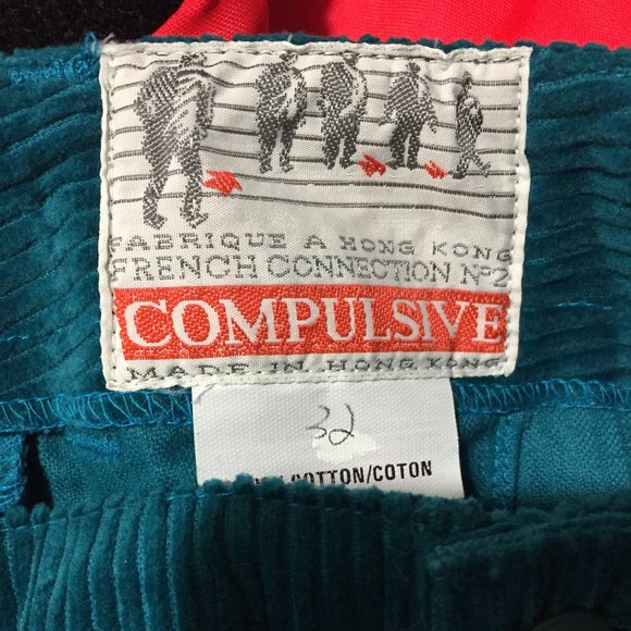 VINTAGE FRENCH CONNECTION COMPULSIVE PANTS SIZE 32 - Picture 7 of 7